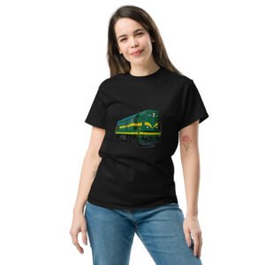 Unisex classic tee β Yugoslav Class 661 βKennedyβ Diesel Locomotive β Black
