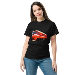 Unisex classic tee β TEP70-Inspired Passenger Diesel Locomotive β Black